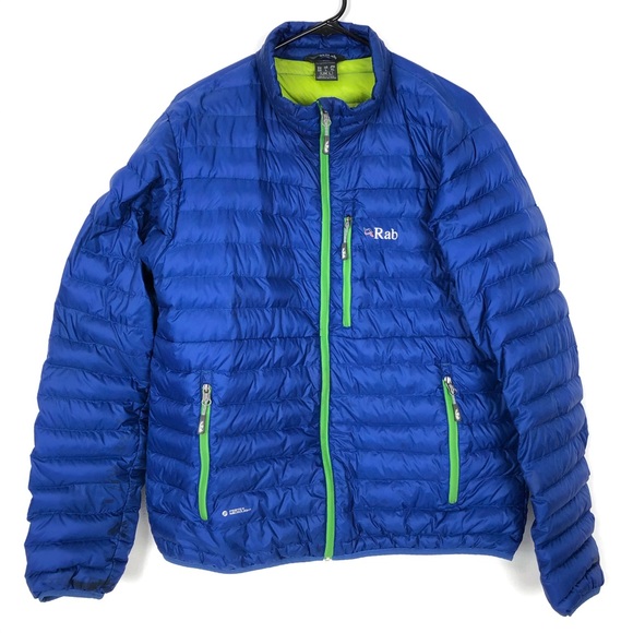 electric blue rab jacket